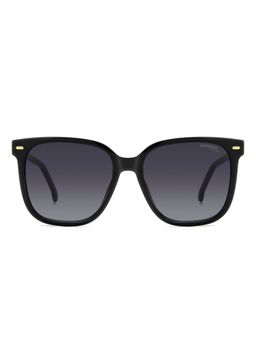 CARRERA - Womens Grey Lens Black Non Polarized Square Sunglasses (55)