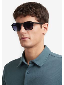 CARRERA - Mens Dark Grey Lens Black Grey Non Polarized Square Sunglasses (53)