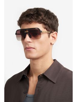 CARRERA - Mens Black Brown Green Lens Black Non Polarized Square Sunglasses (63)