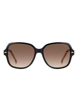 CARRERA - Womens Brown Shaded Lens Black Nude Non Polarized Square Sunglasses (55)