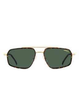 CARRERA - Mens Green Lens Gold Brown Havana Non Polarized Navigator Sunglasses (58)