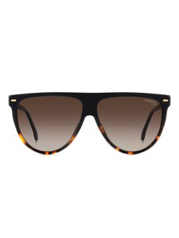 CARRERA - Womens Brown Polarized Lens Black Havana Polarized Rectangle Sunglass (60)