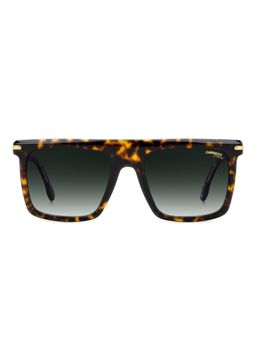 CARRERA - Mens Green Shaded Lens Havana Non Polarized Rectangular Sunglasses (56)