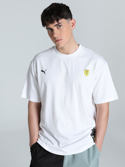 Puma - Ferrari Race Graphic Men White T-Shirt