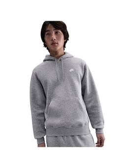 Nike - Men Grey Club Hoodie