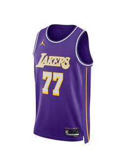 Nike - Men Purple Los Angeles Lakers Luka Tank