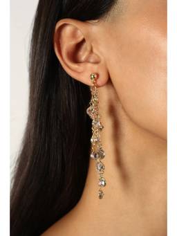 MINJI AND CO. - Shiny Gold Plating Brass Drop Earrings