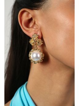 MINJI AND CO. - Richy Gold Plating Brass Drop Earrings