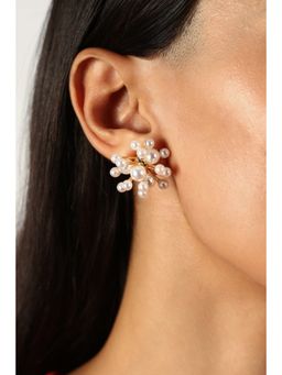 MINJI AND CO. - Pop Gold Plating Brass Stud Earrings