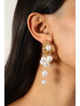MINJI AND CO. - Long Royal Gold Plating Brass Drop Earrings