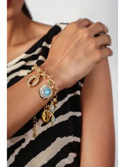 MINJI AND CO. - Charm Party Gold Plating Brass Bracelet