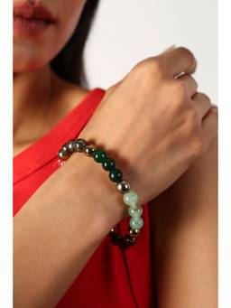 MINJI AND CO. - The Wealth Manifestation Multi Color Brass Bracelet