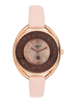 Carlton London - Analog Watch - Rose Gold