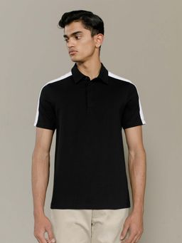 Perona - Cooper Black White Polo T-Shirt