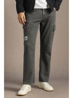 Louis Philippe - Men Grey Regular Fit Jeans