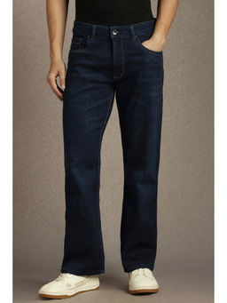 Louis Philippe - Men Navy Blue Mid Slim Fit Jeans