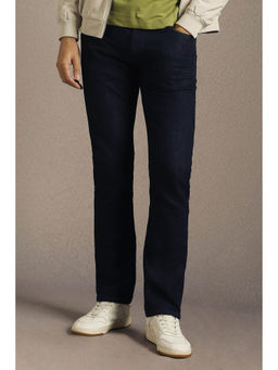 Louis Philippe - Men Navy Blue Slim Fit Jeans