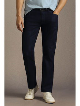 Louis Philippe - Men Navy Blue Slim Fit Jeans