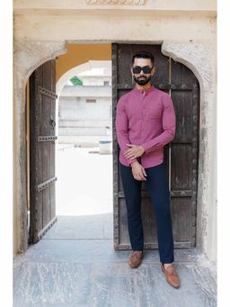 LABEL MAE - Pink Solid Shirt