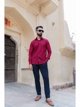 LABEL MAE - Red Solid Shirt