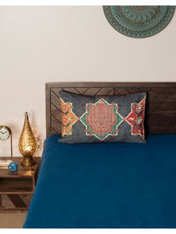 Fabindia - Multi Cotton Fergana Printed Pillow Cover
