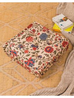 Fabindia - Multi Cotton Blend Woven Gulzar Floor Cushion Cover (More Sizes)