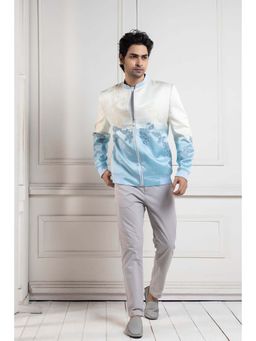 SMRITI - Ivory Bomber Jacket