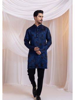SMRITI - Navy Blue Midnight Royal Kurta With Pant