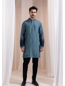 SMRITI - Teal Inkloom Kurta With Pant