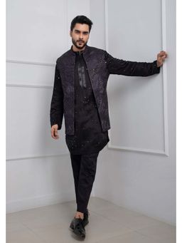 SMRITI - Purple Obsidian Nehru Jacket