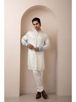 SMRITI - Ivory Arctic Pearl Kurta with Pant