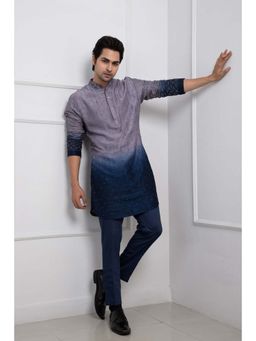 SMRITI - Grey Ombre Frost Kurta with Pant