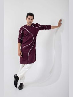 SMRITI - Maroon Bliss Kurta with Pant