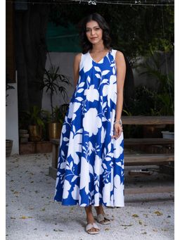 The Rune Studio - Womens Blue Dress