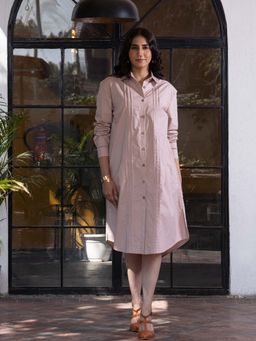 The Rune Studio - Womens Beige Dress
