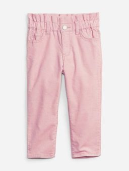 GAP - Pink Girl's Textured High Rise Jeans