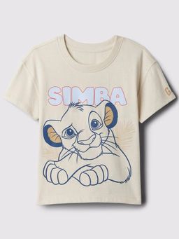 GAP - Beige Boy's Lion King Graphic Print T-Shirt