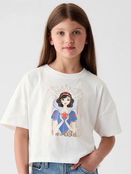 GAP - Off White Graphic Print Half Sleeves T-Shirt