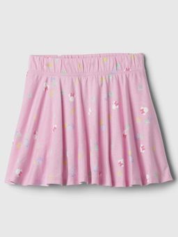 GAP - Pink Girl's Conversational Mid Waist Rise Skater Skirt