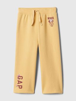 GAP - Yellow Girl's Minnie Mouse Character Print Mid Waist Track Pant