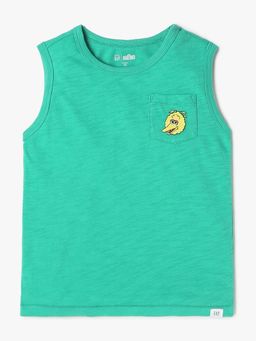 GAP - Green Boy's Sesame Street Graphic Print Tank T-Shirt