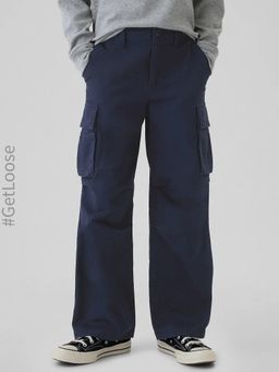 GAP - Navy Blue Boy's Mid Waist Cargos