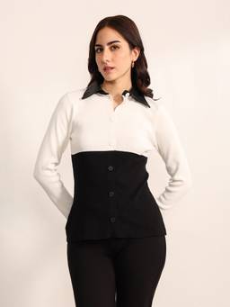 Kazo - Women Multi-Color Panda Sweater