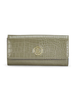 Tommy Hilfiger - Jocelyn Plus Womens Cactus Textured Wallet