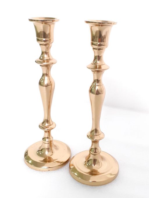 CasaGold Midas Candle Holder Stand for Home Decor Set of 2