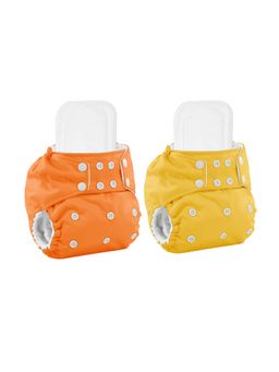Moms Home - Reusable Cotton Pocket Diapers with Inserts Multi-Color