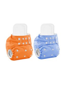 Moms Home - Reusable Cotton Pocket Diapers with Inserts Multi-Color