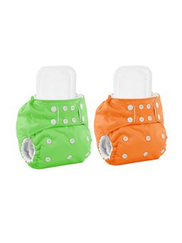 Moms Home - Reusable Cotton Pocket Diapers with Inserts Multi-Color