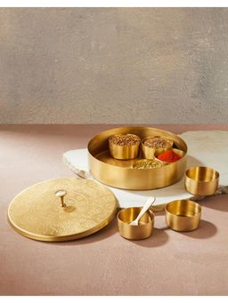 Fabindia - Rasa Brass Spice Box