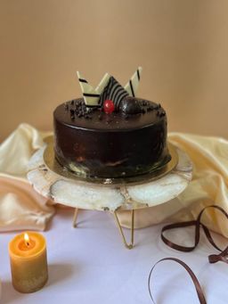 Homearte - Agate Cake Stand Metal Base 10 Inch- White